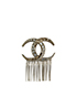 Chanel CC Hair Accessory, front view